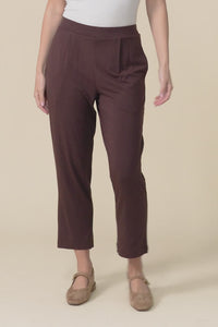 Polaris Chocolate Bamboo Cropped Pants,Video
