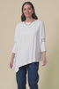 Susie White Asymmetrical Bamboo Top,Video
