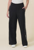 Bien Black Contrast Ponte Jogger Pants,Video