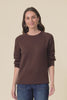 Carrie Chocolate Cotton Knit Jumper,Video