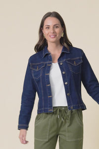 Kimbra Blue Denim Stretch Jacket,Video