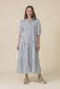 Jane Navy Stripe Linen Shirt Dress,Video