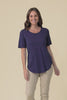 Ariana Navy Cotton Tee,Video