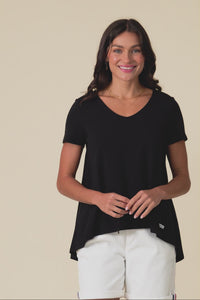 Montreal Black Cotton Tee,Video
