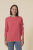 Maura Berry Contrast Trim Wool Jumper,Video