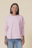 Simplified Blush Cotton Crewneck Sweatshirt,Video