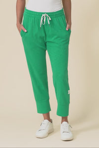 Fundamental Brunch Forest Green Cotton Sweatpants,Video