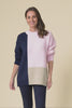 Cadence Pink Splice Knit Jumper