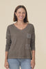 Fulton Brown Patchwork Cotton Top,Video
