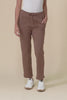 Angie Brown Cotton Drawstring Pants,Video