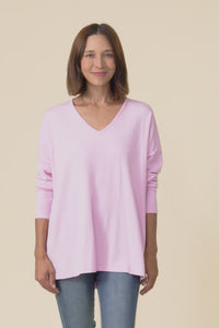 Ronnie Light Pink Knit Jumper,Video