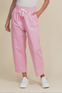 Martin Pink Cotton Barrel Pants,Video