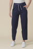 Fisher Navy Cotton Barrel Pants,Video