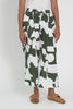Minnelli Khaki Geo Linen Cotton Pants,Video