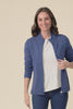 Pacey Blue Wool Zip Jacket,Video
