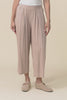 Belinda Taupe Linen Blend Cropped Pants,Video