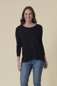 Prado Black Batwing Top,Video