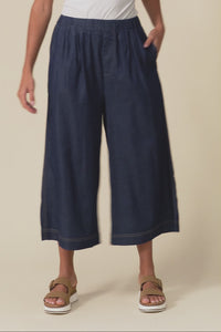 Becca Dark Blue Wide Leg Pants,Video