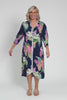 Augustine Navy Wisteria Linen Blend Dress,Video