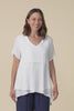 Alvina White Layered Tunic Top,Video