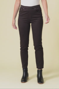 Zadie Chocolate Stretch Jeans,Video