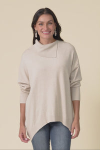 Renfrey Beige Knit Jumper,Video