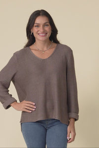 Toulouse Mocha Cotton Jumper,Video