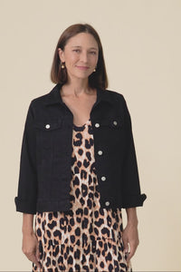 Siobhan Black Stretch Jacket,Video
