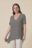 Alvina Khaki Layered Tunic Top,video