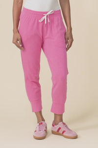 Fundamental Brunch Hot Pink Cotton Sweatpants,Video