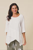 Anya White Linen Cotton Top,Video