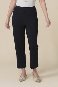 Polaris Black Bamboo Cropped Pants,Video