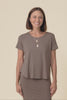 Janis Chocolate Bamboo Tee