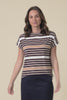 Wilde Tan Stripe Bamboo Box Tee,Video