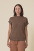 Astor Mocha Yak Wool Knit Top,Video