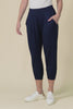 Louis Navy Cropped Jogger Pants,Video