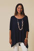 Sorronda Navy Bamboo Batwing Top,Video