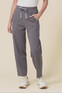 Tenille Grey Cotton Barrel Pants,Video