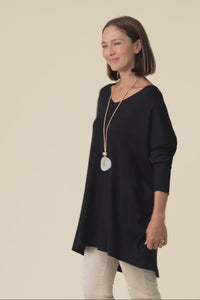 Piper Black V Neck Knit Jumper,Video