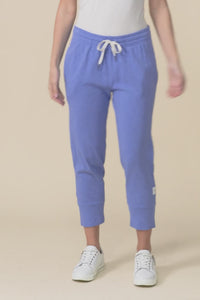 Fundamental Brunch Blue Cotton Sweatpants,Video