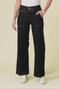 Orwell Black Straight Leg Jeans,Video