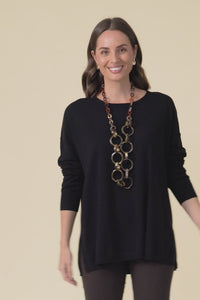 Tanner Black Knit Jumper,Video