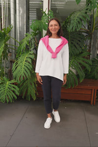 Annie White Cotton Top,Video