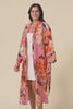 Taji Pink Rose Cotton Kimono,Video