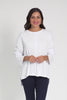 Naomi White Cotton Sweatshirt,Video