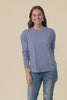 Farrah Blue Cotton Long Sleeve Top,Video