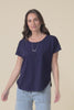 Stevie Navy Cotton Tee,Video