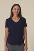 Veronica Navy Bamboo Tee,Video
