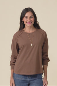 Indie Chocolate Cotton Long Sleeve Tee,Video