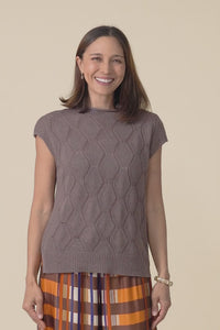 Rosin Chocolate Cable Knit Top,Video